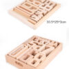 Digital Building Blocks (5) Wooden Number Building Blocks Large Digit Blocks 1-10