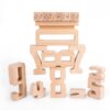 Digital Building Blocks (6) Wooden Number Building Blocks Large Digit Blocks 1-10