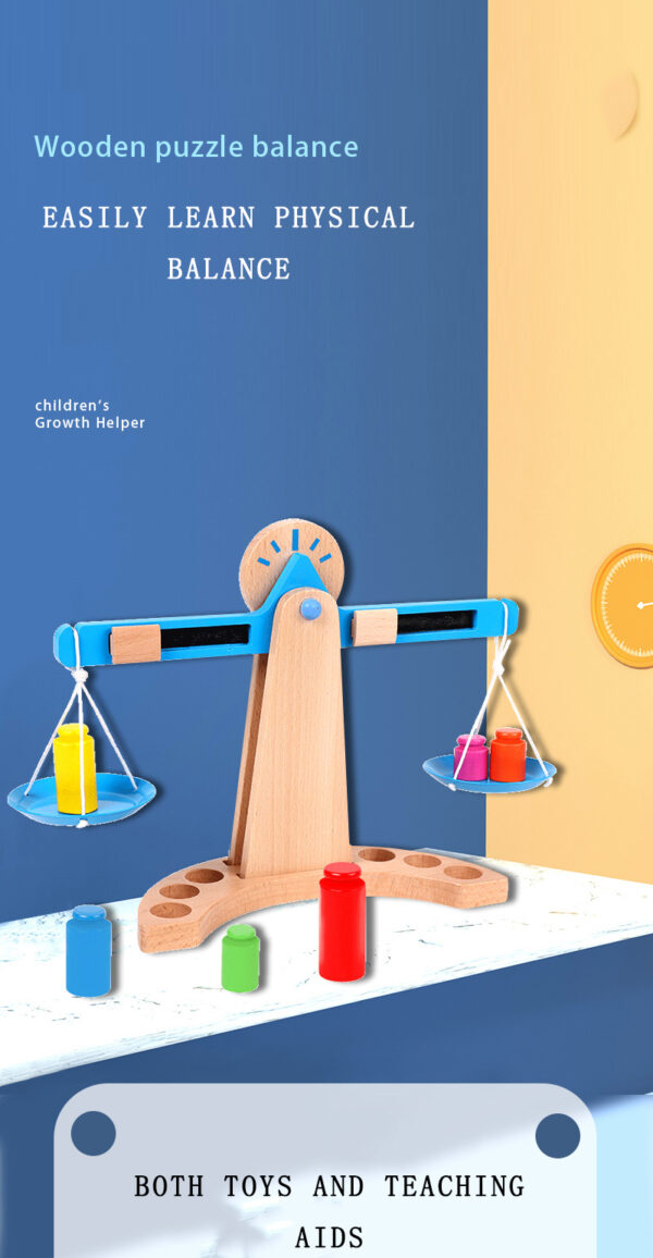 Educational Toys-Scales (6) Wooden Scales Toys