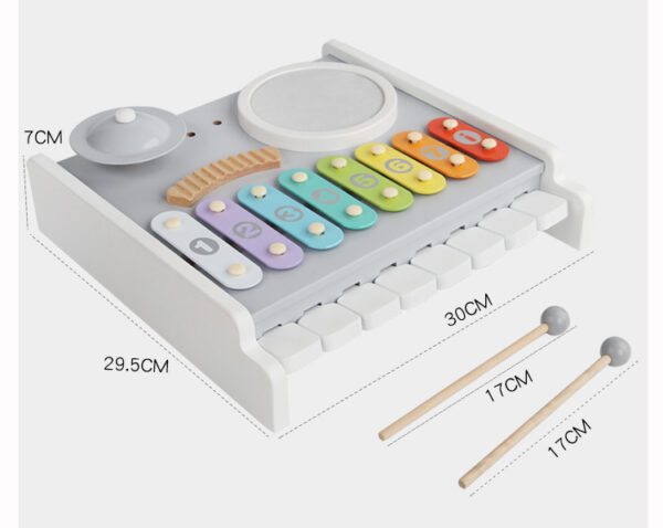 Baby Toy 5 in 1 Baby Piano Musical  Toy