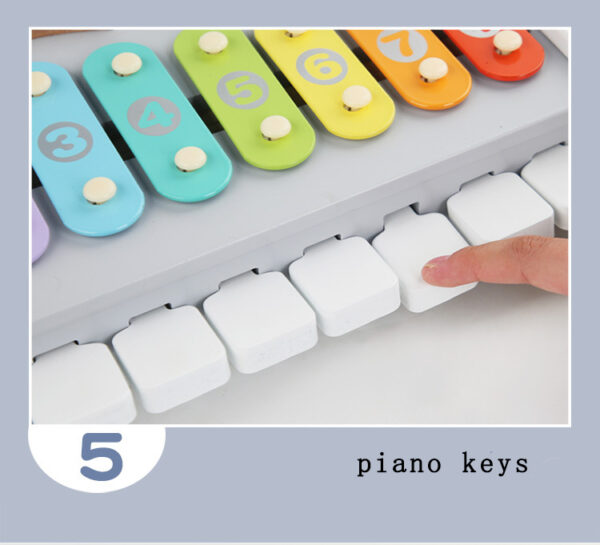 Baby Toy 5 in 1 Baby Piano Musical  Toy