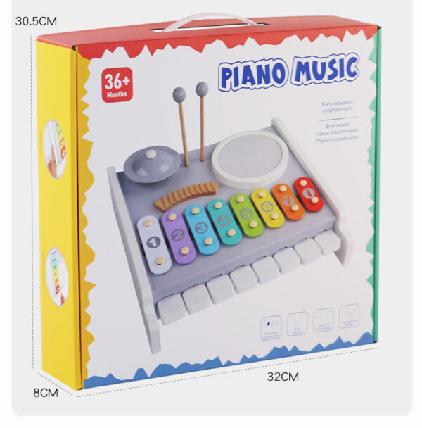 Baby Toy 5 in 1 Baby Piano Musical  Toy