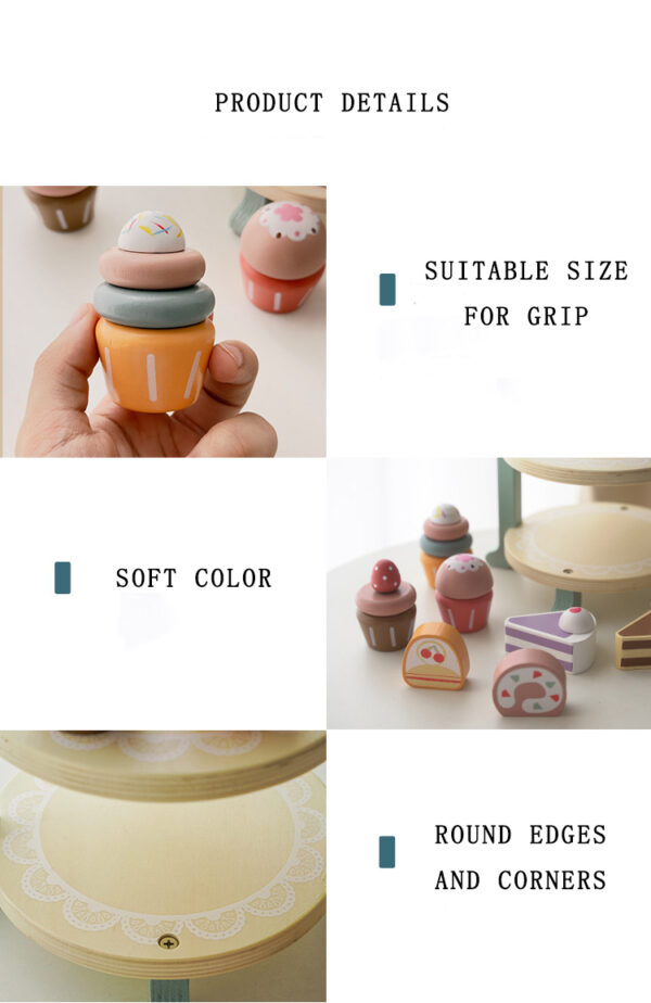 Wooden Toys Cake Pop Shop Afternoon Tea Set