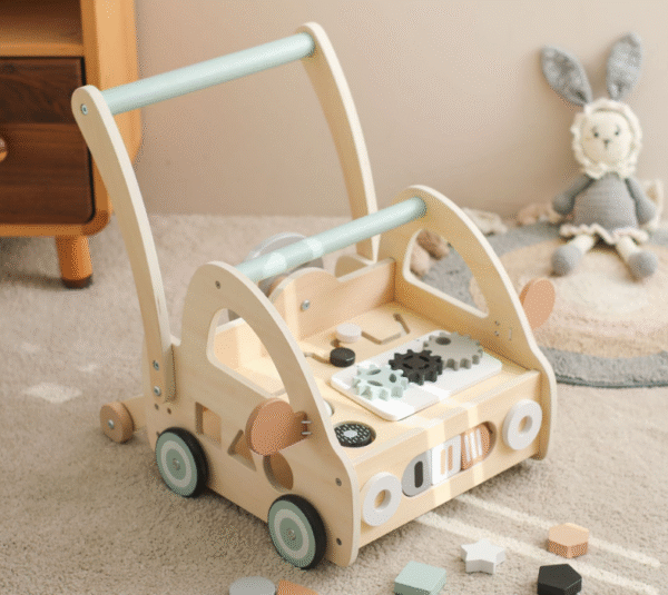 Baby Walking Cart (11) Wooden Baby Walker