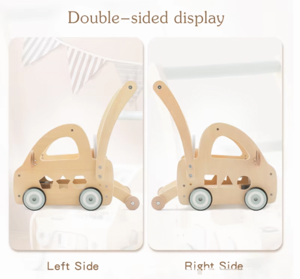Baby Walking Cart (2) Wooden Baby Walker
