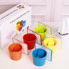 Wooden Matching Toys Set Color Classification Cup