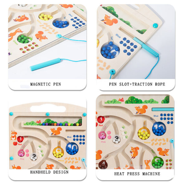 Montessori Toy Magnetic Game