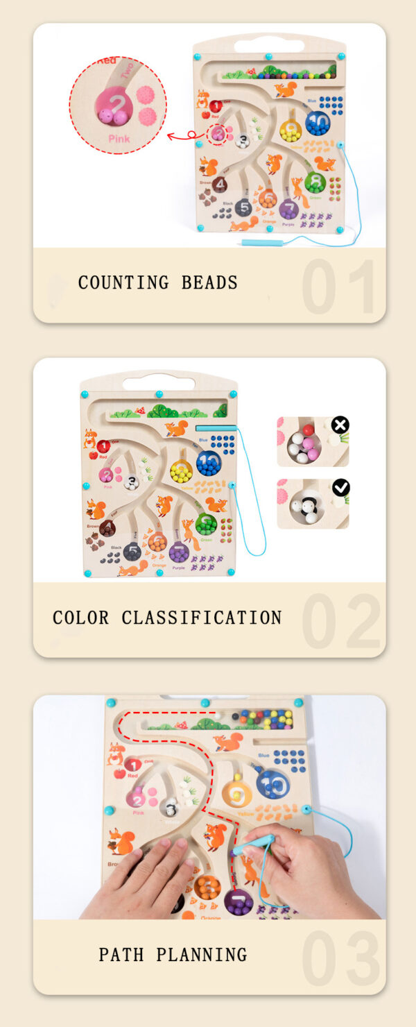 Montessori Toy Magnetic Game