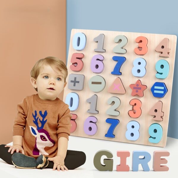 Puzzle Lowercase Alphabet (1) Wooden Numbers Alphabet Puzzles Number Recognition Shape Puzzle Lowercase Alphabet