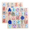 Puzzle Lowercase Alphabet (4) Wooden Numbers Alphabet Puzzles Number Recognition Shape Puzzle Lowercase Alphabet