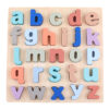 Puzzle Lowercase Alphabet (5) Wooden Numbers Alphabet Puzzles Number Recognition Shape Puzzle Lowercase Alphabet