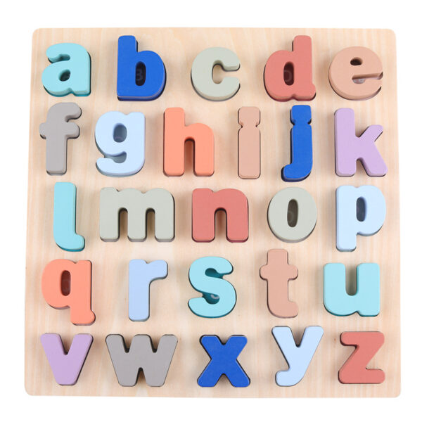 Puzzle Lowercase Alphabet (5) Wooden Numbers Alphabet Puzzles Number Recognition Shape Puzzle Lowercase Alphabet