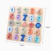 Puzzle Lowercase Alphabet (6) Wooden Numbers Alphabet Puzzles Number Recognition Shape Puzzle Lowercase Alphabet