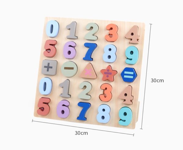 Puzzle Lowercase Alphabet (6) Wooden Numbers Alphabet Puzzles Number Recognition Shape Puzzle Lowercase Alphabet