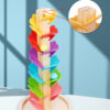 Wooden Marble Run Rainbow Musical Tree Toy