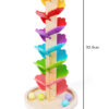Wooden Marble Run Rainbow Musical Tree Toy