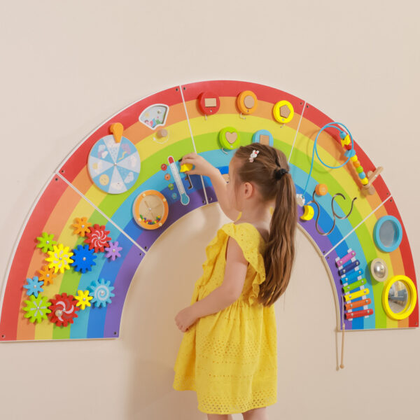 Sensory Wall Rainbow (1) Sensory Wall Rainbow