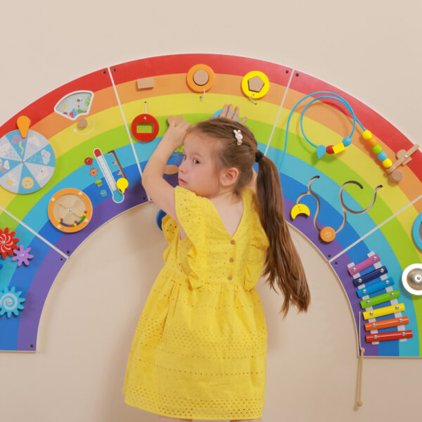 Sensory Wall Rainbow (3) Sensory Wall Rainbow