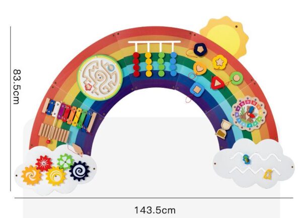 Sensory Wall Rainbow2 (2) Sensory Wall Rainbow2