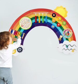 Sensory Wall Rainbow2 (4) Sensory Wall Rainbow2
