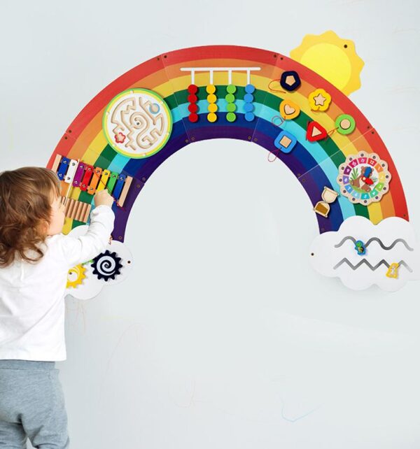 Sensory Wall Rainbow2 (4) Sensory Wall Rainbow2