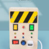 Lights Switch Busy Board Toys with Buttons Cognition Game Basic Motor Skills Baby
