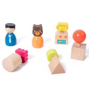 Wooden Nuts and Bolts Set