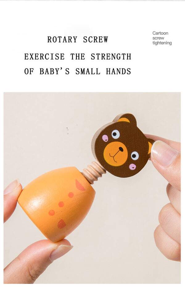 Wooden Nuts and Bolts Set