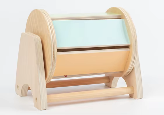 Montessori Spinning Rainbow Drum