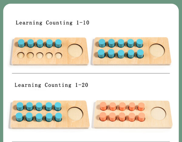 Ten-Frame-Set (10) Ten Frame Set Math Toys
