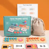 Ten-Frame-Set (8) Ten Frame Set Math Toys