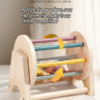 Wooden Toddler Rolling Drum