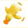 Little Yellow Duck Pet Toy – Making Sounds, Durable, Bite-Resistant, Teeth-Rubbing, Stress-Relieving Device – Dog Fur Rolly-Poloy for Sleeping Companion