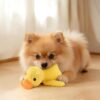 Little Yellow Duck Pet Toy – Making Sounds, Durable, Bite-Resistant, Teeth-Rubbing, Stress-Relieving Device – Dog Fur Rolly-Poloy for Sleeping Companion