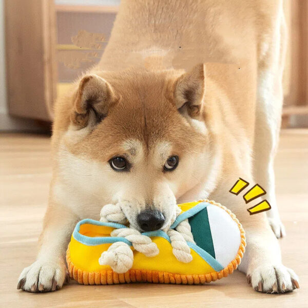 Shoes Chew Toy – Dental Care & Fun for Pets
