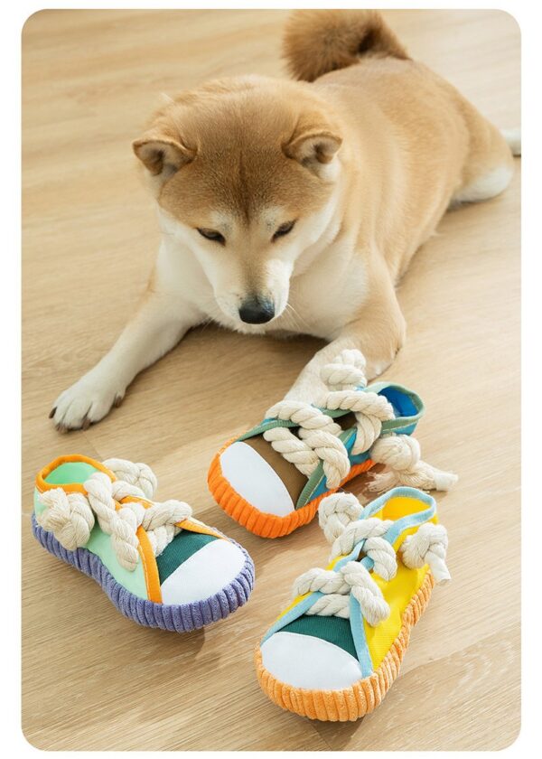 Shoes Chew Toy – Dental Care & Fun for Pets