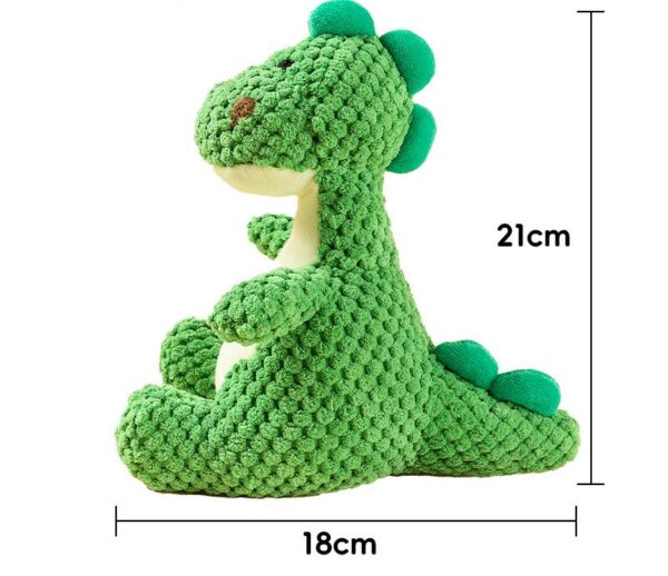 Squeaky Dog Toys (1) Squeaky Dog Toys Plush Dinosaur Chew Toy for Aggressive Chewers, Puppy Teething Training Boredom Release Beach Park Yard Adventures