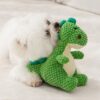 Squeaky Dog Toys (6) Squeaky Dog Toys Plush Dinosaur Chew Toy for Aggressive Chewers, Puppy Teething Training Boredom Release Beach Park Yard Adventures